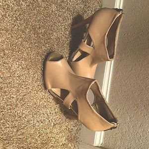 Call it spring peep toe bootie